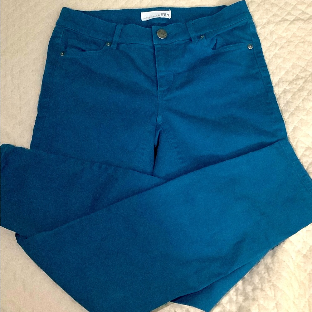 Blue Skinny Jeans from Ann Taylor Loft